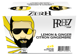 Freez Mix Lemon & Ginger Bottles